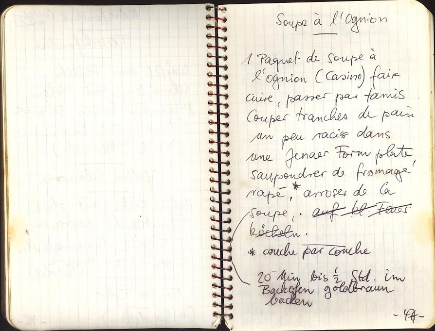 Recipe book page 47